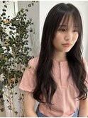 前髪ストレート