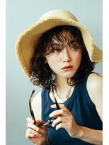 ルル(LuLu by KENJE)&nbsp;ニュアンスパーマ/ケアパーマ/オイルカラー/ベージュカラー/艶髪