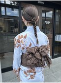 夏祭りヘアセット◎