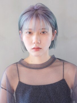 アルバム 銀座(ALBUM GINZA) 透明感カラー小顔ネビージュピンクヘアー_ba473261