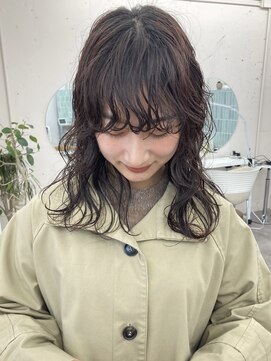 アルテヘアー(arte HAIR) 【arteHAIR】ニュアンスパーマ/ピンクブラウンカラー