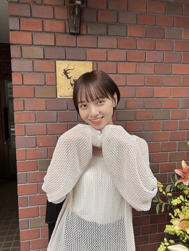 ウィローズ(WILLOW'S) 大人可愛いひし形ハンサムショートボブ前下がり