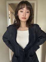 似合わせカット×グレージュカラー デザインカラー