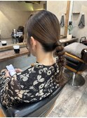 星華,ボブルフ,ネビージュ,小顔,ヘアアレンジ
