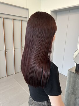 ローレンアオ(LOREN AO) 黒髪/ボブルフ/ネビージュ/小顔/ワンレン/ 矢場/髪質改善/前髪