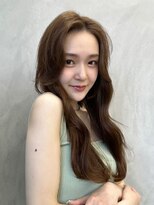 ジーナ 札幌(Zina)&nbsp;髪質改善＊似合わせ丸顔レイヤーロング＊美髪【Zina札幌】