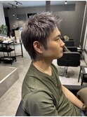 ショートウルフ×シルバーグレー