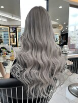 ラピス 渋谷本店(Lapis) ホワイトシルバーカラー/シールエクステ/髪質改善/ハイトーン