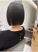切りっぱなしボブ