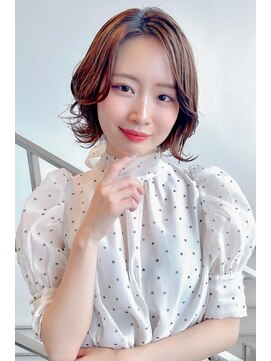 シーエヌ ナカオ 緑本店(cn nakao) 「フェミニン外ハネボブ」