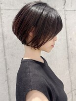 エリマ 武蔵小杉(elima)&nbsp;武蔵小杉大人ショートボブグレージュカラー丸みレイヤーくびれ