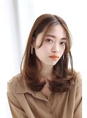 シアーグレージュ×大人ミディアム