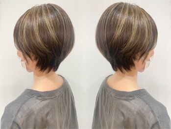 アールイーノウン 阿倍野区昭和町店(re; nown)の写真/《パサつき/ハリコシ/カラー後の臭いが気になる方に》nownだけの無害化カラ-導入!高濃度水素カラー&TRも◎