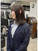 20代30代ボブ/ミディアムレイヤー／グレージュ/透明感/天神/大名
