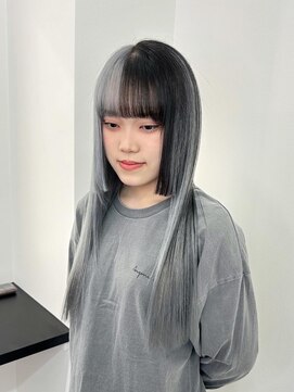 エゴ 池袋(EGO) セクションカラー/シルバー/フェイクブラック/デザインカラー