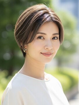 レヴィア(REVIA) 白髪ぼかしハイライトブリーチミルクティーベージュ