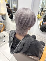ヴァンカウンシル 金山(VANCOUNCIL kanayama) ホワイトグレージュミニウルフデジタルパーマMO 18
