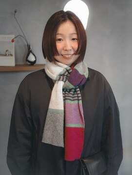 サニー(Sany) ステップカットが印象的な顔わまりデザインボブ