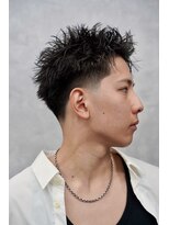クロムトウキョウ ザ バーバー ネオン 新宿店(CHROM TOKYO the Barber ne/on)&nbsp;テーパーフェード/スパイキーショート/スパイキーパーマ