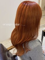 ヘアリゾート エーアイ 川越店(hair resort Ai)&nbsp;オレンジカラー/オレンジ/ダブルカラー/ハイトーンカラー
