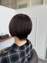 ユニヘアデザイン 徳島店(Uni. hair design) 【360度美フォルム】骨格補正のふんわりグラボブショート