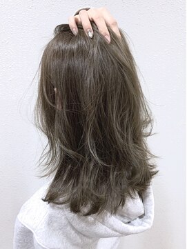 リル(Lille 橋本) シースルーミディアム×アッシュグレージュ【Lille橋本】