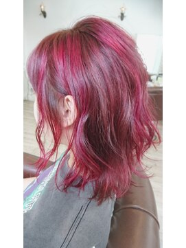 クッキー ヘアーアンドメイク(COOKIE Hair&Make) 【COOKIE】ピンクミディ