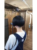 ブルーブラック＋ハンサムショート☆