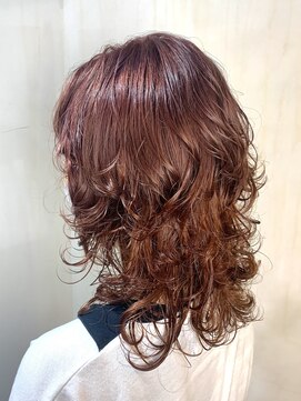 ヘアサロンエム 渋谷店(HAIR SALON M) コーラルピンク