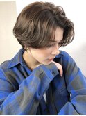 大人かわいいマニッシュショート#ココアブラウン