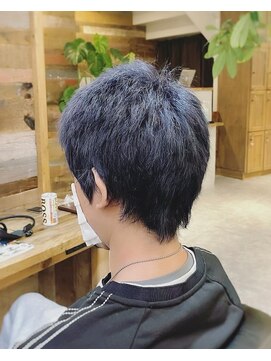 サーティースリー 石川町店(Thirty3) ブルーブラックヘア