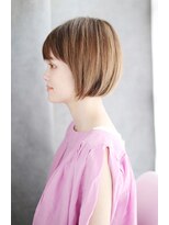 シュシュット(chouchoute)&nbsp;吉祥寺3分/透明感セクションカラー外ハネボブペールベージュ/089