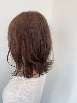 ヘアストーリー リズム(hair story r ism) ボブウルフとフレンチピンク♪フレンチカジュアル♪30代40代50代