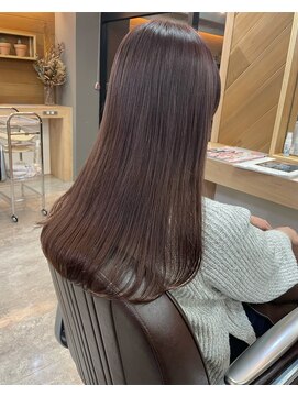 ヘア プロデュース キュオン(hair produce CUEON.) 艶ロング×透明感カラー×ラベンダーピンク