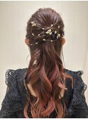 ハーフアップ☆