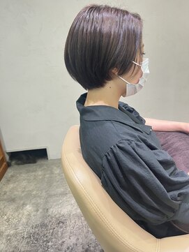 インビテーション 名古屋(invitation) 丸みショートボブ