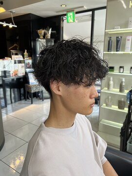 アイズ 海老名(AIZU) 波巻きスパイラルパーマ　波巻きパーマ　メンズパーマ