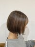 【杉田指名限定】似合わせカット＋艶カラー＋TR＋炭酸マイクロバブル　￥13750