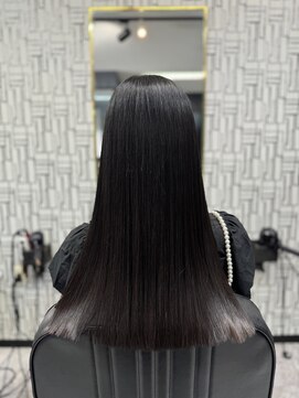 アローズ 久留米店(arose) 大人可愛い透明感立体感グレージュ×エアストレート