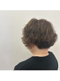 刈り上げ×パーマ