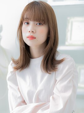 モッズヘア 越谷(mod's hair) 外ハネレイヤーミディアム韓国風アースカラーc5越谷20代30代40代