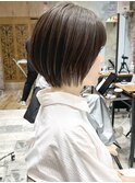 みねスタイル♪ 前下がり ひし形 ショートボブ 30代 40代 50代