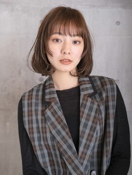 ソト 銀座(soto.) ハイライトカラー/くびれヘア/レイヤーパーマ/ミニボブ[銀座]