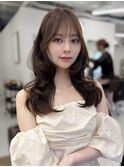韓国風/レイヤーカット/顔周り/顔まわり/髪質改善/ベージュ