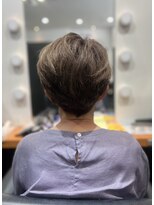 アミックス Hair&Make Amix KOKUSAIHOTEL&nbsp;白髪ぼかしハイライト