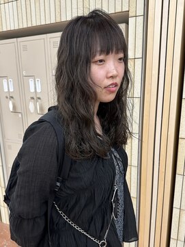 パークレーン アイス イヴェン(park lane ICI yeven) 20代30代40代パーマミディアムロングレイヤーカットブリーチなし