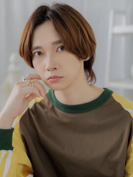 モッズヘア 越谷(mod's hair) センターパートウルフマッシュショートa越谷10代20代30代