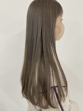 ウル 岡山駅店(ULu.) 岡山ブリーチなしアッシュベージュカラー髪質改善10代20代30代