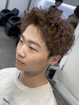 フィフス 原宿(fifth)&nbsp;ツイストスパイラルパーマメンズカットスパイキーショート30代