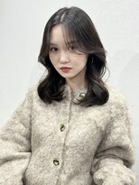 オンカン(onkan)&nbsp;ミディアム/レイヤー／桑名レイヤーカット/髪質改善/韓国ヘア